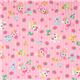 pink Easter fabric bunny bears birds strawberry 2