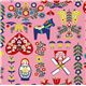 pink Holland Matryoshka Kokka oxford fabric du Japon1