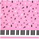 pink Japanese fabric Alice in Wonderland piano 2