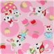pink Japanese fabric bunny bears flowers from Japan 1