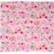 pink Japanese fabric bunny bears flowers from Japan 2
