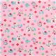pink Japanese fabric bunny doggy strawberry flowers 2