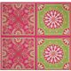 pinker Michael Miller Stoff Gypsy Bandana grosse Blume 1