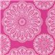 pink Michael Miller fabric Tonal Kaleidoscope flowers 1