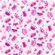 pink Michael Miller fabric crown jewel heart 2