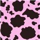 pink Michael Miller fabric pony fur spots 1