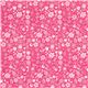 pink Riley Blake fabric with funny flowers heart leaf 2