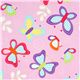 pink butterfly fabric by Michael Miller 1