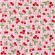 pink checkered cherry fabric Robert Kaufman 2