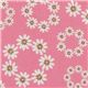 pink daisy fabric USA designer Robert Kaufman 1
