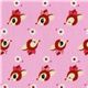 pink deer Kokka oxford cloth fabric kawaii Japan 1