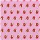 pink deer Kokka oxford cloth fabric kawaii Japan 2