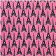 pink designer fabric with Eiffel Tower & flower from the USA 2