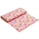 rosa Designer Stoff mit bunten russischen Matroschka Puppen 3