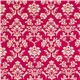 pink echino canvas fabric Gothic leopard & ornament 2
