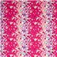 pinker echino Canvas Stoff Blätter & Vögel aus Japan 2
