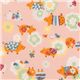 pink glitter piggy Japanese fabric Kokka 1