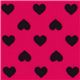 pink hearts fabric du Japon1