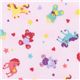 pink horses teddy bears Kokka flanell fabric dal Giappone1