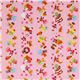 pink kawaii Christmas fabric Santa Claus macaroons 2