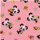 pink panda fabric fly agaric from Japan kawaii 1