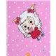 pink sheep Fabric with polka dots 0.5m 1