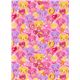 pink teddy bears donuts Japanese fabric Lecien 2
