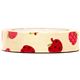 pretty beige Fabric Deco Tape with apples 1
