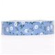 pretty blue Fabric Deco Tape with white flowers 1