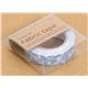 pretty blue Fabric Deco Tape with white flowers 2