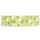 pretty green Fabric Deco Tape with white flowers 1