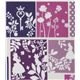 purple Alice in Wonderland Kokka fabric Japan 1