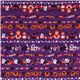 purple Halloween fabric matryoshka witches cat ghosts 2