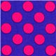 purple Michael Miller fabric rosa polka dots 1