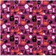 purple Riley Blake Halloween fabric owl ghost pumpkin 2