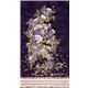 purple Robert Kaufman fabric with Asian flowers & border 4