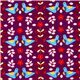 purple Robert Kaufman fabric with bird flower leaf 1