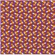 purple baby deer Kokka oxford cloth fabric Bambi Japan 2