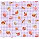 purple checker Japanese fabric sweets Cosmo 2