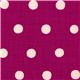 pink echino canvas fabric with old rose polka dots 1