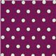 lila echino Canvas Stoff mit türkisen Polka Dots 2