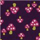 purple fly agaric Kokka oxford fabric kawaii from Japan 1