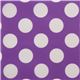 purple with cute white dot spot laminate fabric from Japan Fabric by ...