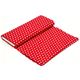 red Michael Miller Christmas fabric with Christmas stars 3