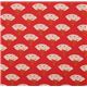 red Michael Miller Japanese Kimono Fans fabric 2