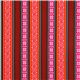 red Michael Miller fabric with nordic patterns & stripes 2