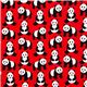 red Robert Kaufman fabric Menagerie with panda bears 2