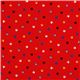 red animal paws fabric de Robert Kaufman 2