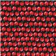 red apples with stars Kokka oxford cloth fabric Japan 2