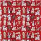 roter Hunde Stoff Ball Robert Kaufman USA Designer 2